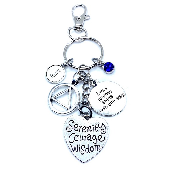 Sobriety Keychain Bag Charm - Picture 7 of 8